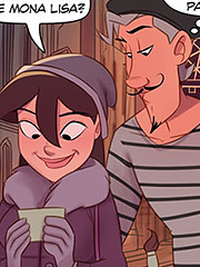 Her first stop is Paris, the most romantic city in the world - The 4 Naughties, Anna in Paris by welcomix (tufos)