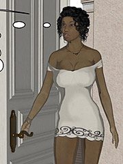 The neighbors by Miguel Trevino by john persons interracial and taboo art