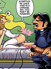 Nurse stacy no.2 - That's a cardinal sin, you must be punished by jab comix