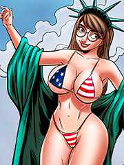 Pietra strips down to a bikini to take photos - Nerd Stallion, Freedom bitching by welcomix (tufos)