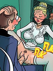 Big sis blew rev'rend boicox at mass that night - Farm lessons no.19 by jabcomix 2016