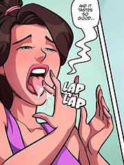 It's this giant cock, I accidentally came all over Sara's face - Spy Games 6 by jab porn