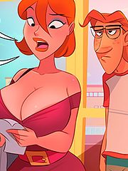 This supermarket is full of hot housewives - The Naughty Home Stealing chocolates by welcomix