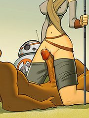 Your armor was on fire, so I took it off - Star porn The cock Awakens by dirty comics 2016