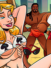 He asked his wife to wear a bikini with the symbol of the suit of spades in black - Anacondas, The queen of spades by welcomix (tufos)