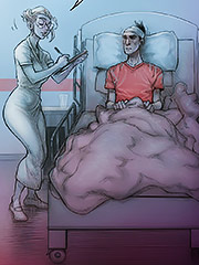I wouldn't kick him outta bed though - Nurse Morgan by Melkor Mancin