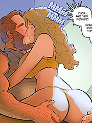 Stop acting like a whore - My Stripper Daughter 2 by jab comix