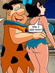 I bet twenty clams that I can hunt your wife - The Flintstoons Swapping wives at the dinner by welcomix (tufos)