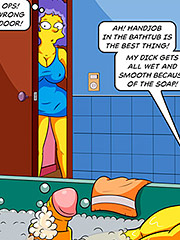 Handjob in the bathtub is the best thing - The Simptoons In the bathtub with the aunts by welcomix (tufos)
