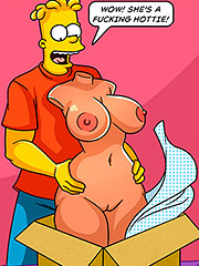 Barty finally receives his package from China - The Simptoons, Virtual Reality Porn by welcomix (tufos)