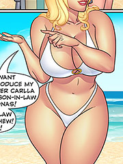 Two butts to look at, and my son is worried about sunburn - Pops, The Pervert Father-in-law, White bikini is a problem by welcomix (tufos)