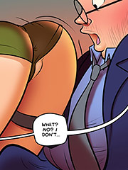 Suck my big tits - Saving halloween by dirty comics