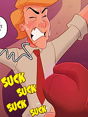 Nooo, I don't wanna' be a sacrifice - The hardon sibs 5, The secret of the Old fuck 2 by jab comix by jab porn