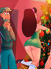 Santa Claus wants to know if Anna was a good girl during the year - The Naughty Home animation, Christmas at the Naughty Home by welcomix (tufos)