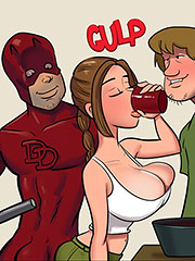 I love more than one cock - Saving halloween by dirty comics