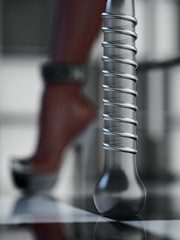 Leather and steel - gagged and restrained by tales of pleasure