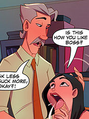 Now the hot cougar wants to give him a taste of his own medicine - The 4 Naughties, Stop by at work by welcomix (tufos)