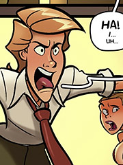 Fuck me, you stupid criminal - The hardon sibs issue 2 by jab comix